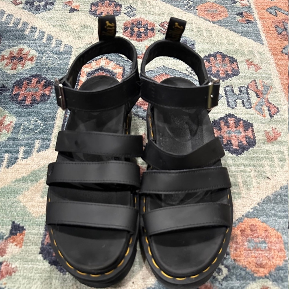 Dr. Martens Blaire Hydro Leather Strap Sandals